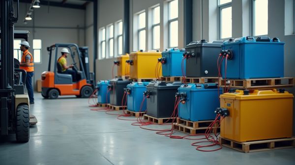 Les meilleures solutions de chargeurs et batteries pour chariot élévateur